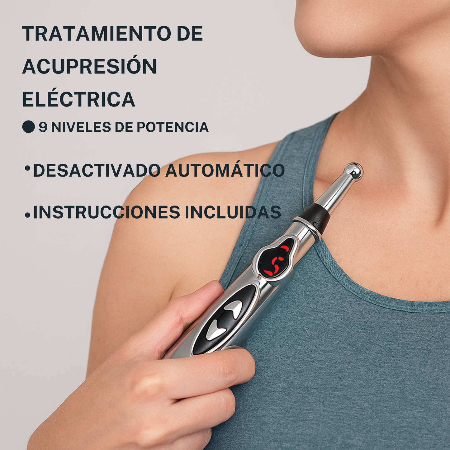 MYOKO™ - Bolígrafo de Acupresión Eléctrica | Alivio de Puntos Gatillo