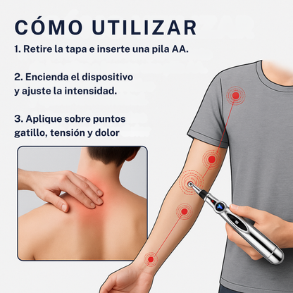 MYOKO™ - Bolígrafo de Acupresión Eléctrica | Alivio de Puntos Gatillo